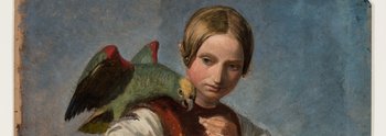 Jakob Gensler, Mädchen mit Papagei