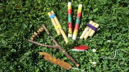 Teaserbild zur Veranstaltung Handwerk erleben mit KlangHütte – Bau und Spiel kleiner Musikinstrumente aus Naturmaterial