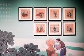 Ansicht der Ausstellung „Glimpse and Resonance: Oriental Lifestyles in 19th-Century Ningbo Export Paintings“