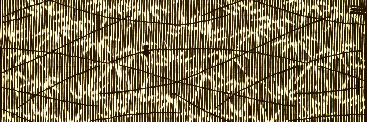 eine Färbeschablone für Kimonos