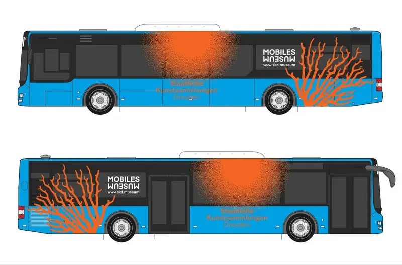 Grafikentwurf mobiles Museum