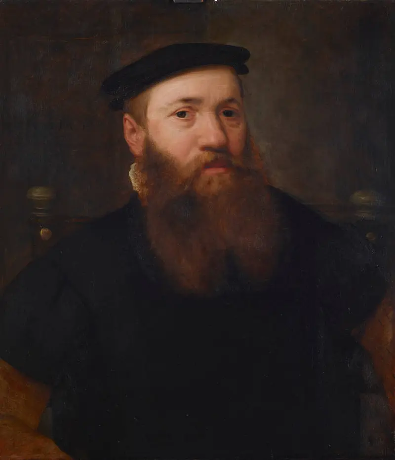 Ein Porträt eines bärtigen Mannes