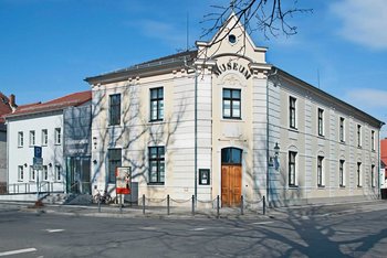 Gebäude des Völkerkundemuseum Herrnhut von außen