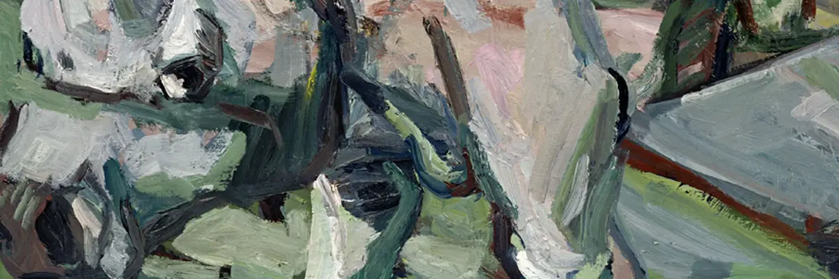 Georg Baselitz, Ländlicher Realismus- Schema und Illustration, 1968 ein Rind