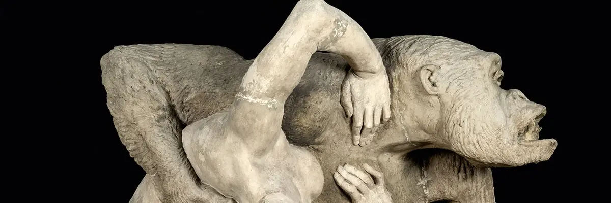 Emmanuel Frémiet, Gorille enlevant une femme, 1887