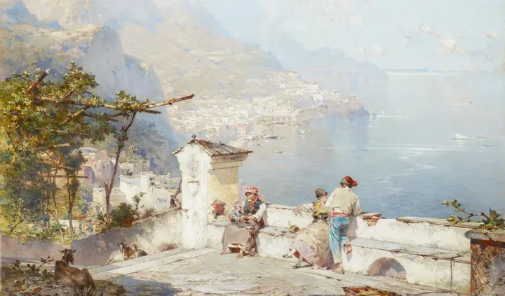 Franz Richard Unterberger, Amalfi. Golfo di Salerno