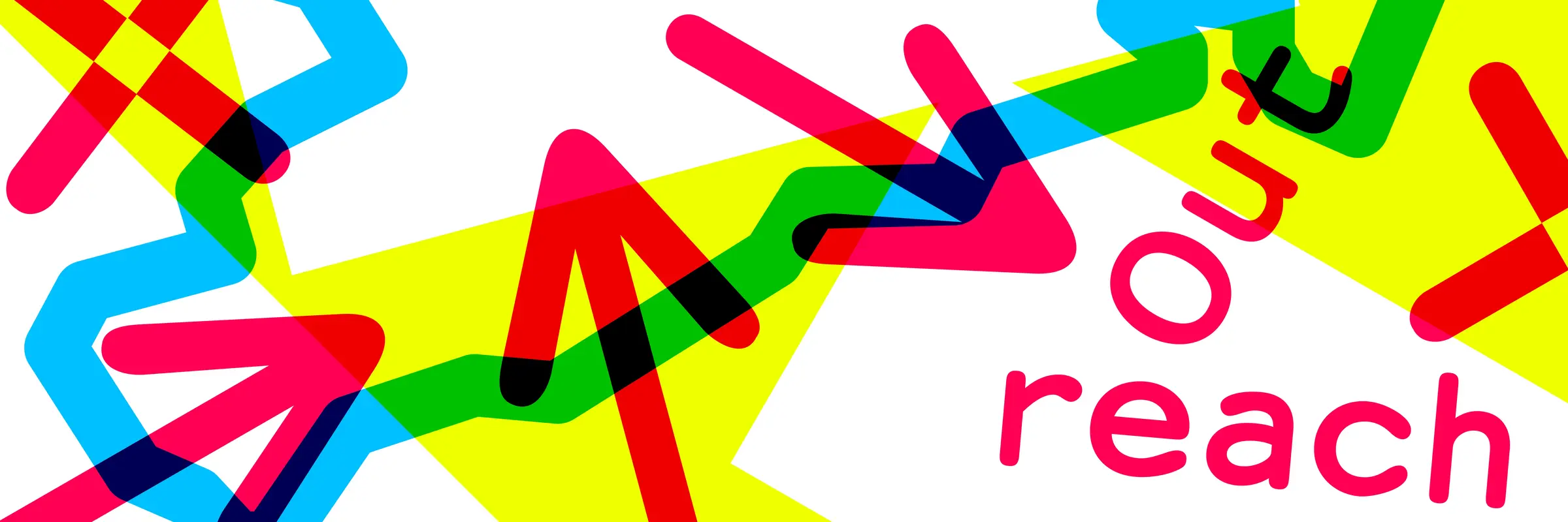 Ein Poster mit der Inschrift "out reach"