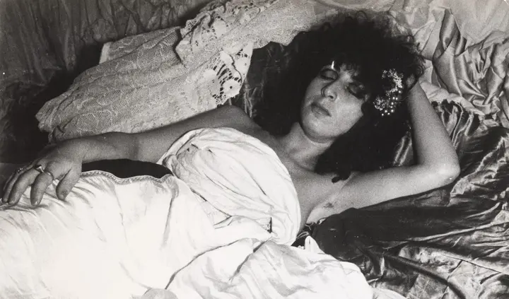 Colette Lumiere, Dokumentation der Performance Clearance Sale mit Jürgen Klauke, Internationaler Kunstmarkt, Köln 1977