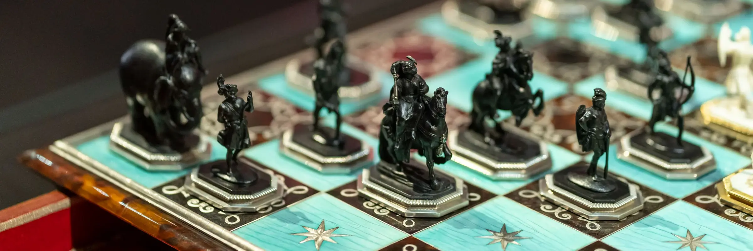 Ausstellungsansicht "Schach! Fürstliche Spielwelten"
