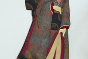 Figurinen eines Samurai und einer Dame, Japan, 1603–1868 (Edo-Periode)