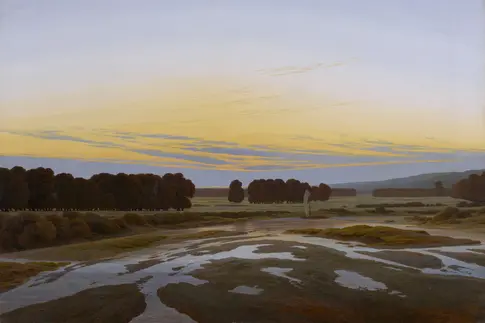 Eine Feldlandschaft