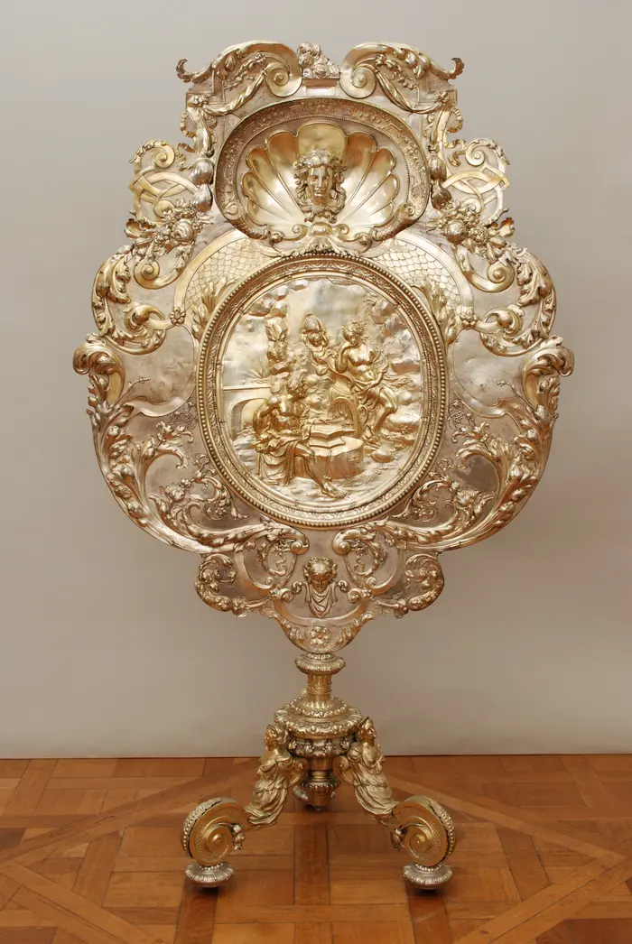 Fireplace Screen, Albrecht and Lorenz II Biller, Augsburg, 1690-1695