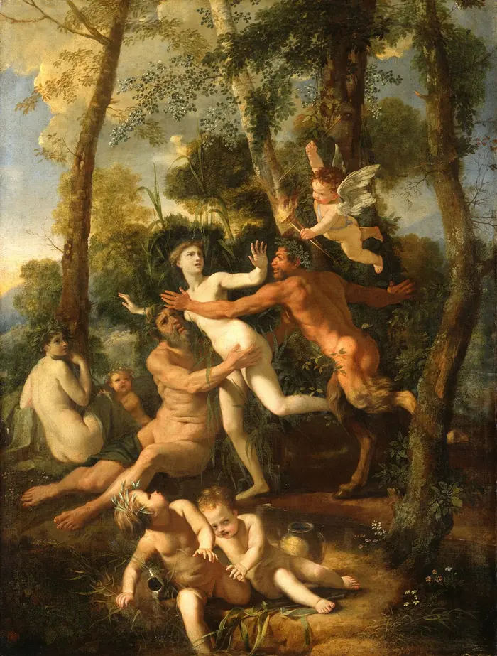 Nicolas Poussin, Pan and Syrinx, 1637
