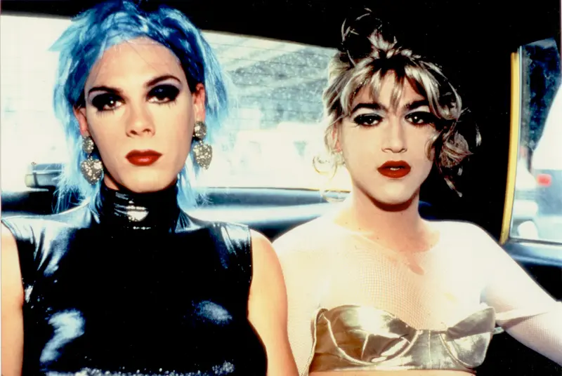 Nan Goldin, Misty & Jimmy Paulette in the Taxi, NYC 1991