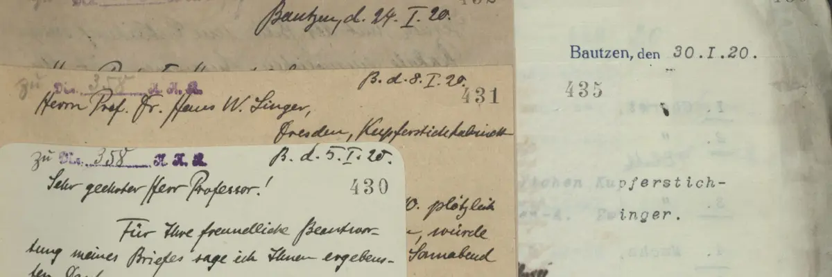 Briefe und Dokumente im Detail