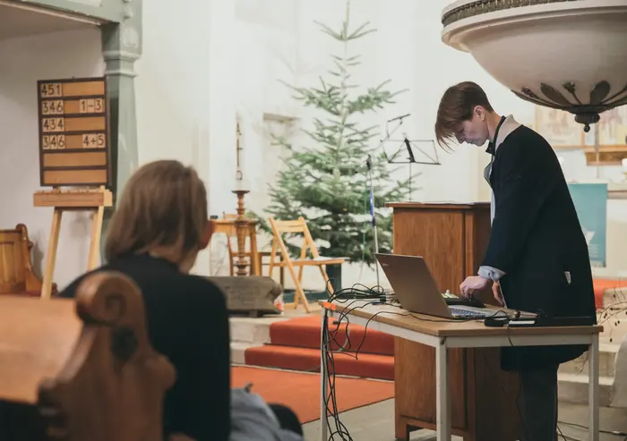Die Aktion "Die Glocken von Mutzschen" am 04.12.2019 in Mutzschen