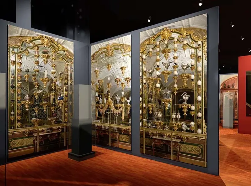 Ausstellungsvisualisierung des Grünen Gewölbes in Seoul