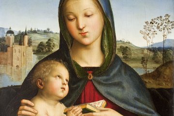 Raffael, »Madonna mit Kind und Buch«, um 1503, Norton Simon Museum, Pasadena