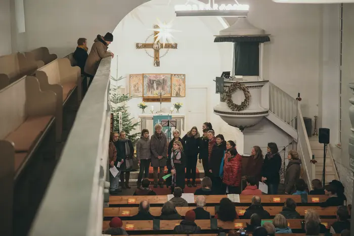 Die Aktion "Die Glocken von Mutzschen" am 04.12.2019 in Mutzschen