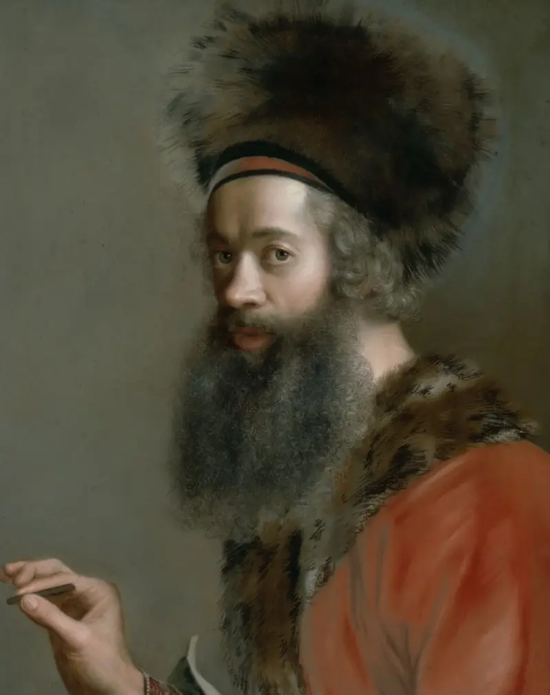 Der Maler Jean-Etienne Liotard in einer türkischen Tracht