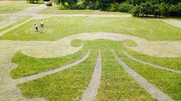 &quot;Der Garten in mir&quot; - Landschaftskunstwerk auf Schloss Hubertusburg