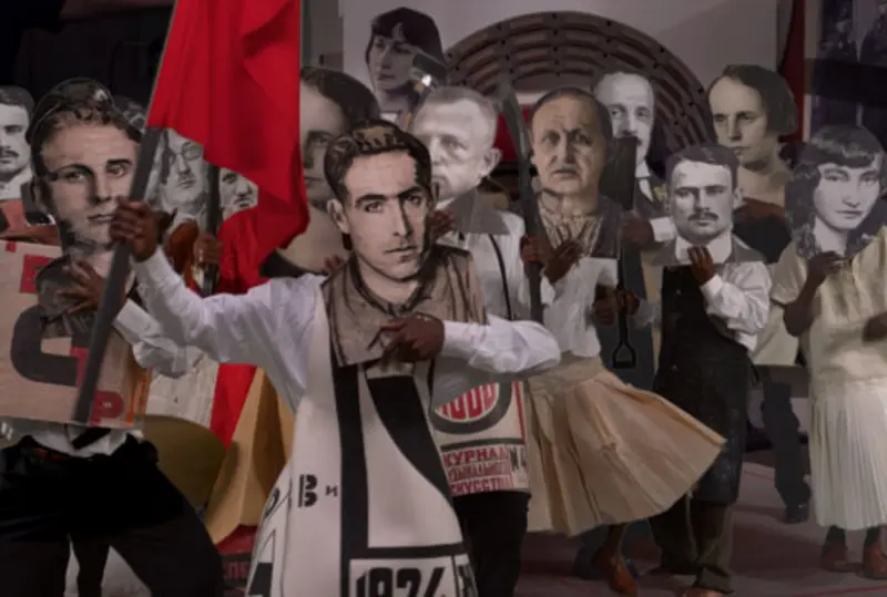 William Kentridge, scene from "Oh To Believe in Another World", 2022