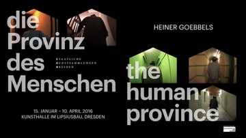 Heiner Goebbels. Die Provinz des Menschen / The Human Province