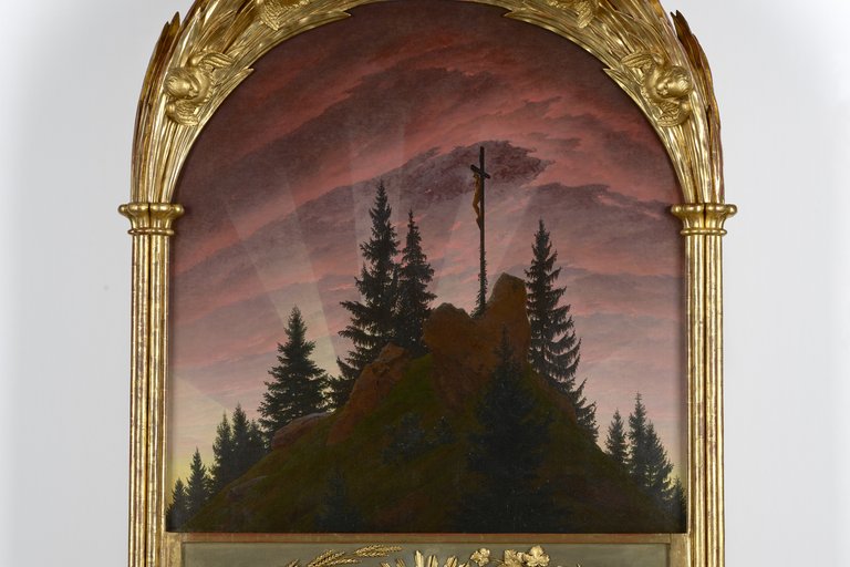 Ein Kruzifix in der Natur