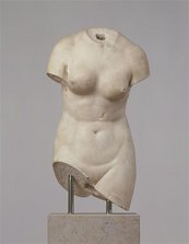 Torso der Aphrodite Torso einer nackten Frau