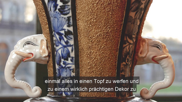 Die Vase hat 'nen Vogel!