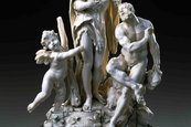 Balthasar Permoser, Herkules und Omphale, Dresden um 1700