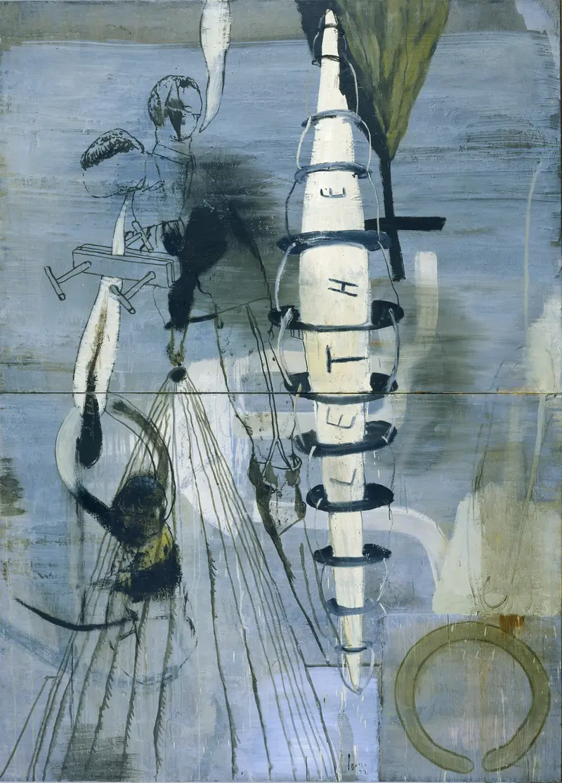 Neo Rauch, Der Strom, 1992