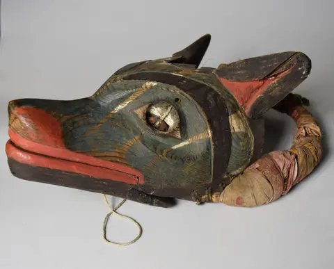 Maske "Wolfskopf", Ende 19. Jahrhundert