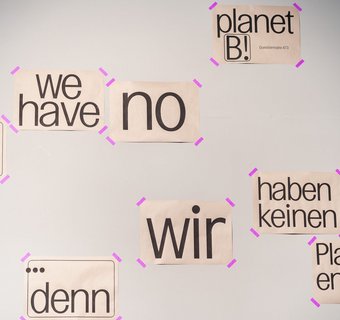 Ausstellungsansicht &quot;Die Erfindung der Zukunft&quot;, Bereich &quot;Umwelt&quot;