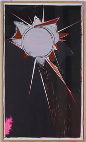 Thomas Scheibitz, o.T., 2003 eine Art gemaltes Einschlagloch