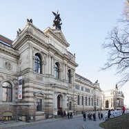 Gebäude des Albertinum von außen