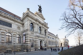 Albertinum Gebäude des Albertinum von außen