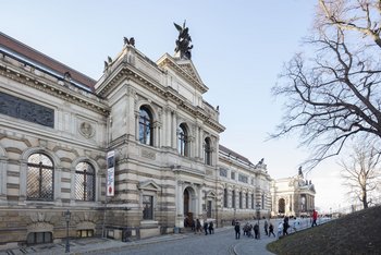 Gebäude des Albertinum von außen