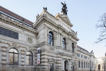 Gebäude des Albertinum von außen