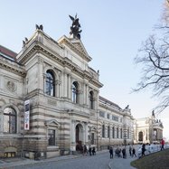 Gebäude des Albertinum von außen