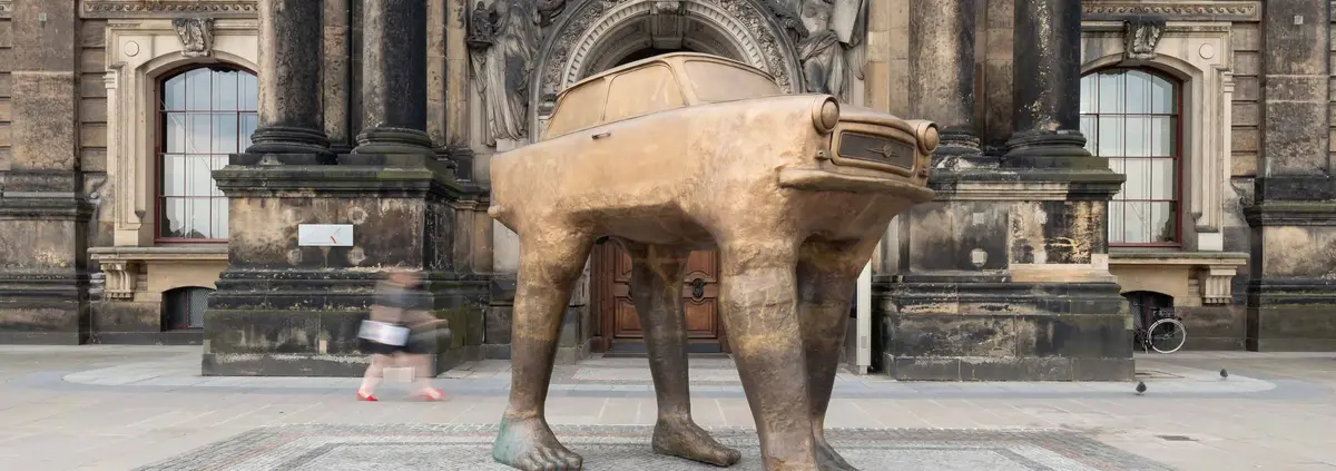 Ein Trabant auf zwei Beinen