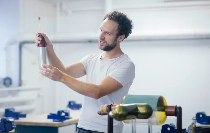 Der Reisende Elektrisierer im Gymnasium Wilsdruff