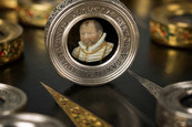 Spielstein mit dem Portrait Kurfürst Augusts von Sachsen, Heinrich Rappusch d. Ä., Berlin vor 1591