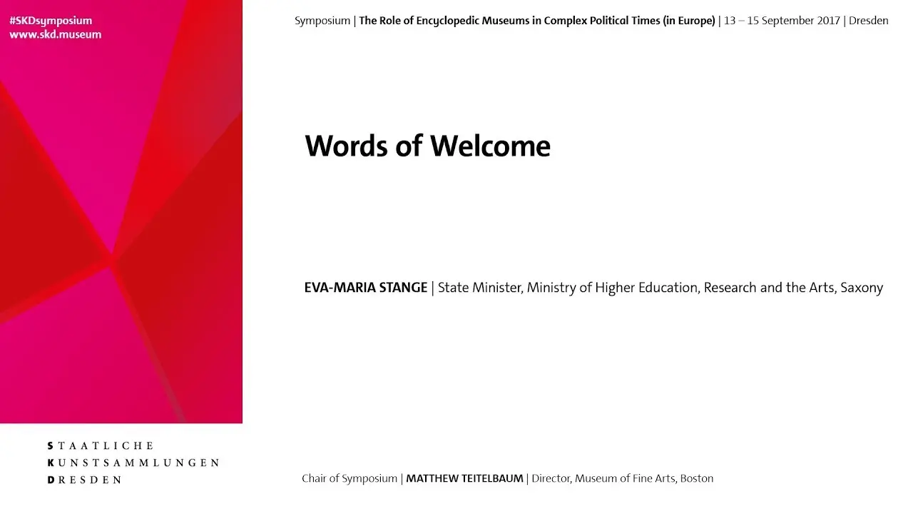 Words of Welcome | 14.09.