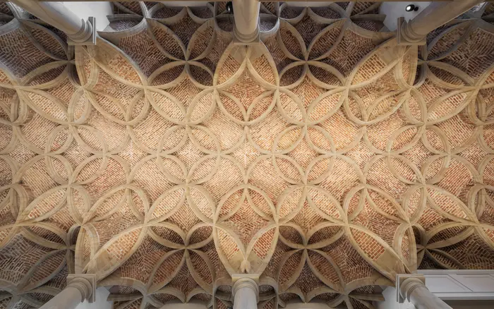 Ansicht der Gewölbedecke