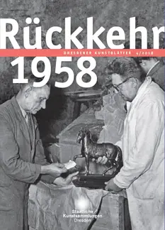 Cover einer Kunstzeitschrift mit einer Schwarz-weiß-Fotografie