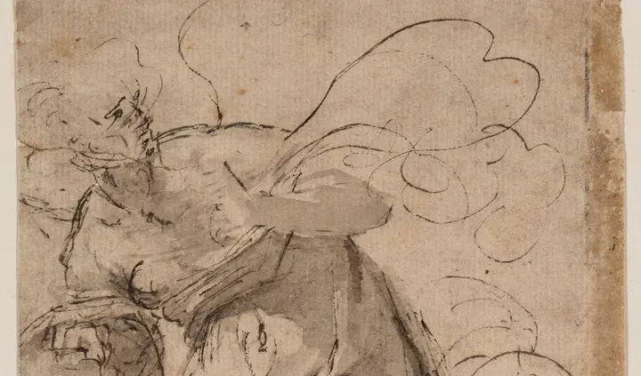 Giovanni Francesco Bezzi, gen. Nosadella, Engel der Verkündigung, 1560er Jahre